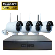 پک دوربین مداربسته بیسیم 4 کانال 2 مگاپیکسل
