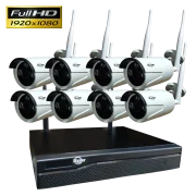 پک وایرلس دوربین مداربسته 8 کانال فول اچ دی 2 مگاپیکسل برند مکسر
