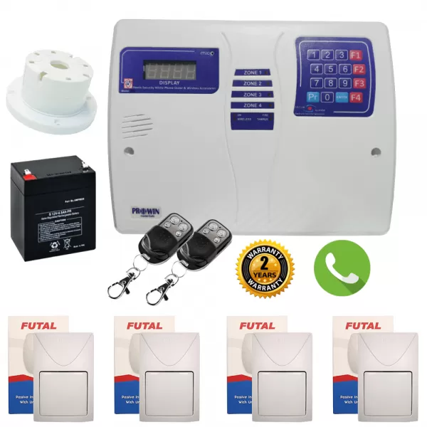 پک کامل دزدگیر اماکن تلفن کننده پراوین prowin safe