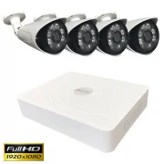 پک دوربین مداربسته 4 کانال 2 مگاپیکسل AHD 4CH C60