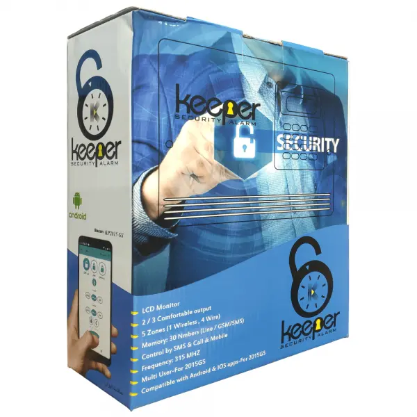 دزدگیر اماکن برند کیپر سیم کارت و تلفن همزمان مدل keeper kp2105gs