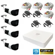 پک کامل دوربین مداربسته 4 کانال 2 مگاپیکسل AHD 2mp Fullhan 60j