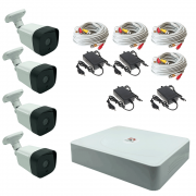 پک دوربین مداربسته 4 کانال 2 مگاپیکسل AHD مدل 8221