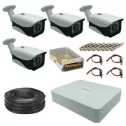 پک دوربین مداربسته 4 کانال 2 مگاپیکسل AHD مدل KC3