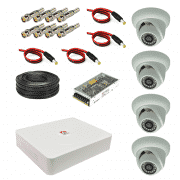 پک دوربین مداربسته 4 کانال 2 مگاپیکسل AHD کد rp