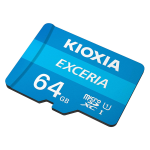 کارت حافظه microSDHC کیوکسیا مدل EXCERIA کلاس 10 استاندارد UHS-I U1 سرعت 100MBps ظرفیت 64 گیگابایت با آداپتور SD