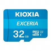 کارت حافظه microSDHC کیوکسیا مدل EXCERIA کلاس 10 استاندارد UHS-I U1 سرعت 100MBps ظرفیت 32 گیگابایت با آداپتور SD