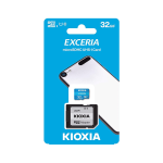کارت حافظه microSDHC کیوکسیا مدل EXCERIA کلاس 10 استاندارد UHS-I U1 سرعت 100MBps ظرفیت 32 گیگابایت با آداپتور SD