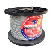 کابل کواکسیال rg59 ترکیبی مغزی 07 مس شیلد 96 رشته برق 1.5 * 2 متراژ 305