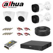 پک دوربین مداربسته 4 کانال 5 مگاپیکسل HDCVI داهوا مدل T1-B2A51