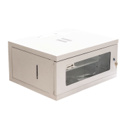 رک 6 یونیت درب فریم شیشه عمق 45 سفید