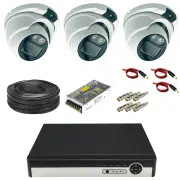 پک 3 عددی دوربین مداربسته 2 مگاپیکسل دید در شب رنگی AHD مدل 3200