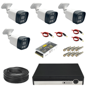 پک 4 کانال دوربین مداربسته 5 مگاپیکسل دید در شب رنگی AHD مدل b3423