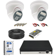 پکیج اقتصادی دوربین مداربسته 5 مگاپیکسل دید در شب رنگی AHD مدل 1502