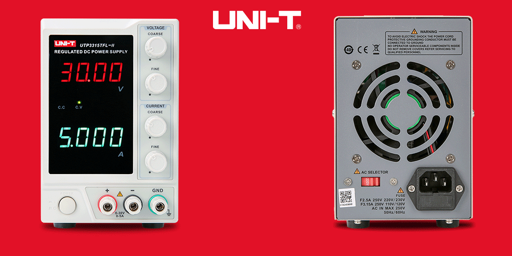 مشخصات ظاهری منبع تغذیه یونی تی مدل UTP3315TFL-II