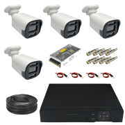 پک 4 کانال دوربین مداربسته 5 مگاپیکسل دید در شب رنگی AHD مدل b3410