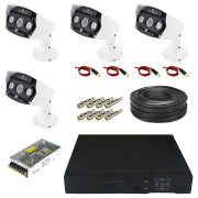 پک 4 کانال دوربین مداربسته 5 مگاپیکسل دید در شب رنگی AHD ریویژن مدل 565