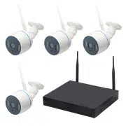 پکیج 4 کانال وایرلس دوربین مداربسته 3 مگاپیکسل مدل CP-6025HF