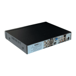 دستگاه دی وی آر (DVR) 4 کانال 5 مگاپیکسل مدل DM4M با نرم افزار XMEye - نمای پشت از کنار دستگاه