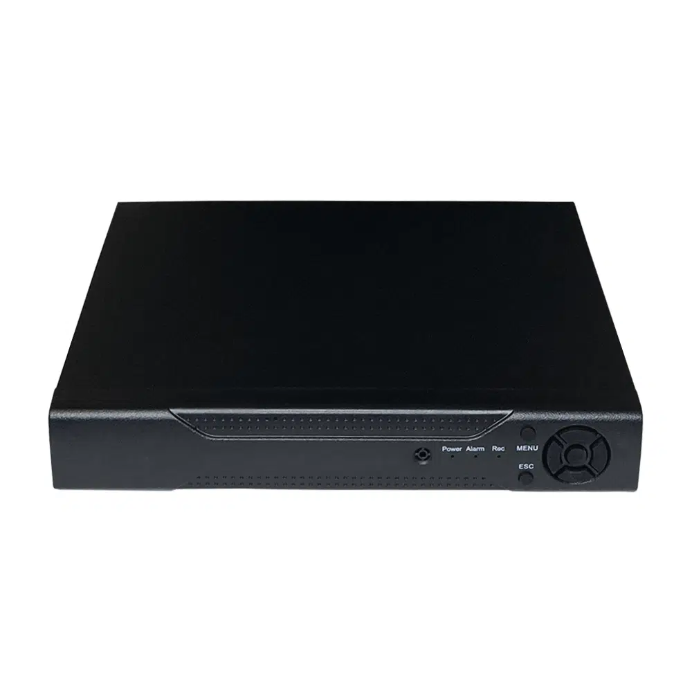 دستگاه دی وی آر (DVR) 4 کانال 5 مگاپیکسل مدل DM4M با نرم افزار XMEye - عکس از نمای رو به روی دستگاه