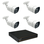پکیج کامل 4 کانال دوربین مداربسته 2 مگاپیکسل AHD برند رایمون کد FP-60Qa-4c