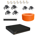 پکیج 6 عددی دوربین مداربسته 8 مگاپیکسل IP رایمون مدل HP-8M313-6c