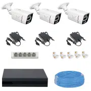 پکیج 3 عددی دوربین مداربسته 5 مگاپیکسل دید در شب رنگی IP کد 3Q8302i