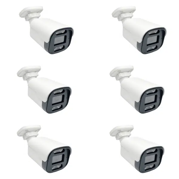 دوربین های همراه پکیج 6 عددی دوربین مداربسته 2 مگاپیکسل AHD کد HP-6Q8235A