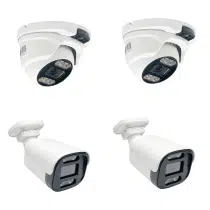 دوربین مداربسته پکیج کامل 4 کانال 5 مگاپیکسل POE مدل FP-H5225-4C2T