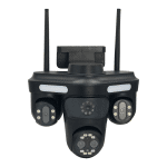 دوربین مینی اسپید دام هوشمند سه لنز 10x زوم سیم کارتی اوکم مدل WP2+2-4G