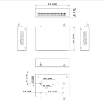 سوئیچ شبکه 8 پورت PoE سرعت 10/100/1000 هایک ویژن + 2 پورت آپلینک مدل DS-XS10G-P