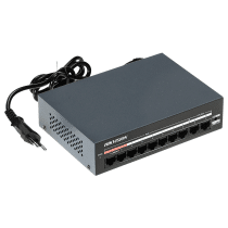 قیمت سوییچ شبکه 8 پورت PoE سرعت 10/100 هایک ویژن + 2 پورت آپلینک مدل DS-XS10-P