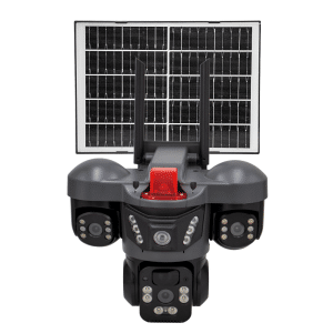 دوربین پنل خورشیدی سیم کارتی 3 لنز v380 مدل QL23-4G