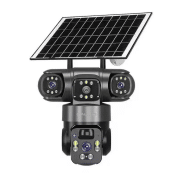 دوربین پنل خورشیدی سیم کارتی 3 لنز v380 مدل VC21