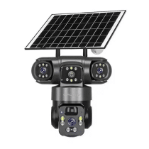 دوربین پنل خورشیدی سیم کارتی 3 لنز v380 مدل VC21
